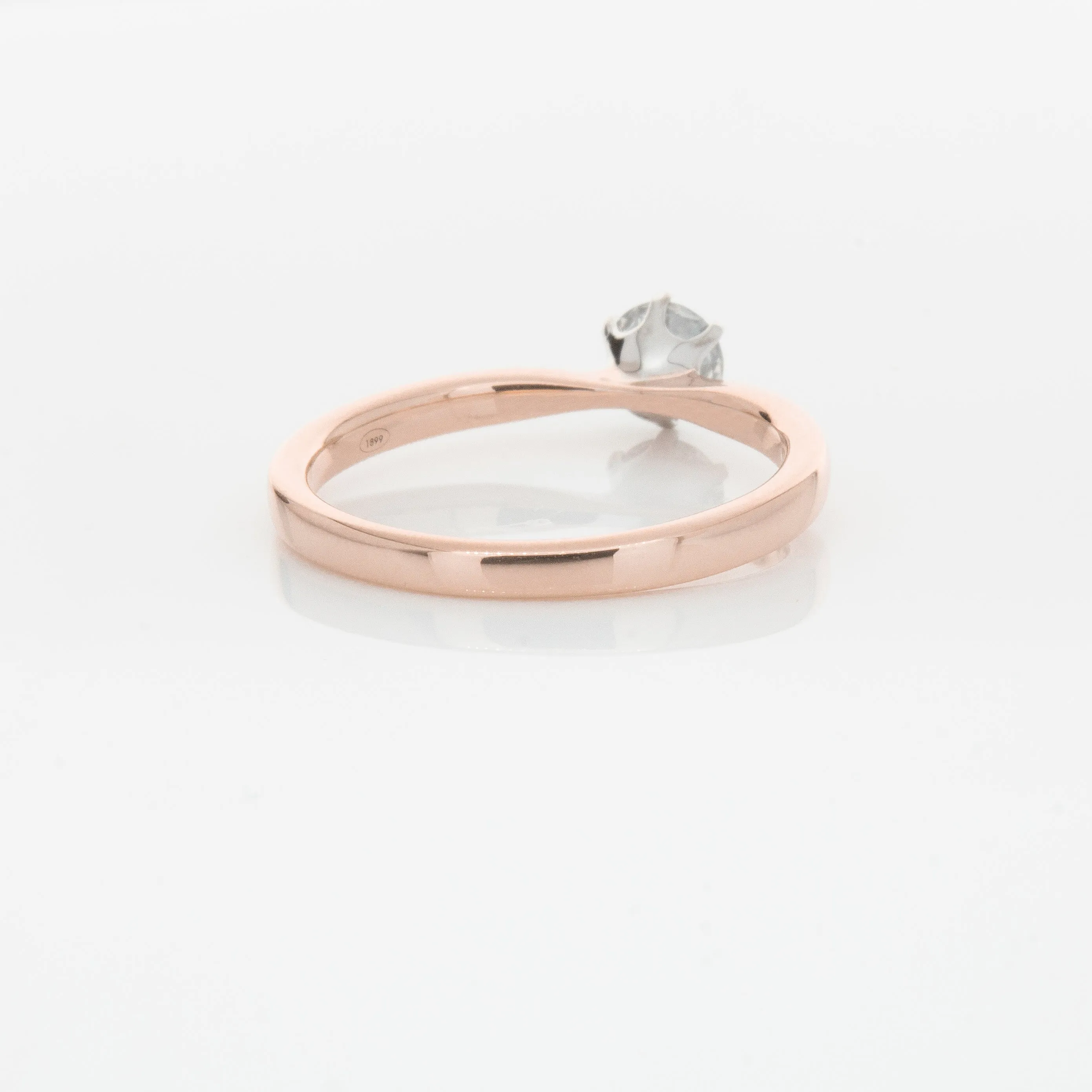 18ct Rose Gold .50ct Diamond Nova Ring