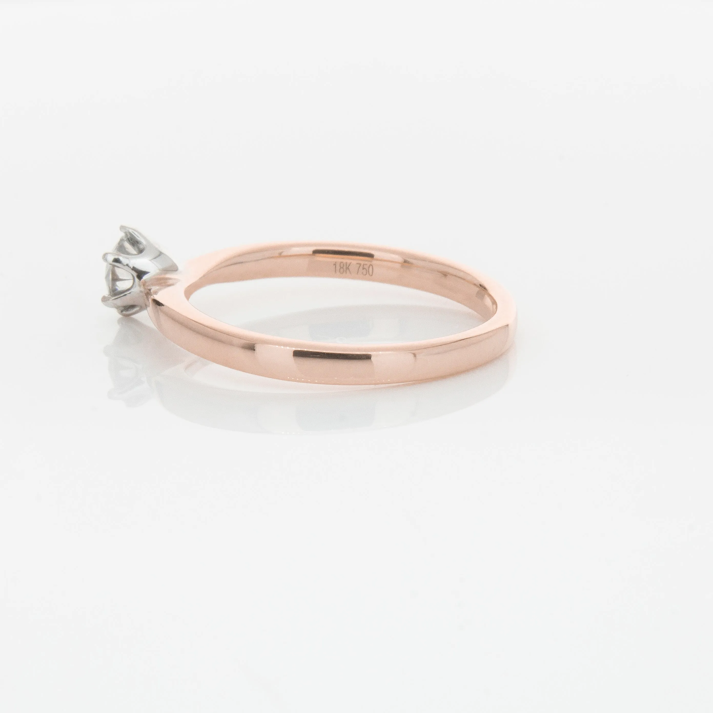 18ct Rose Gold .50ct Diamond Nova Ring