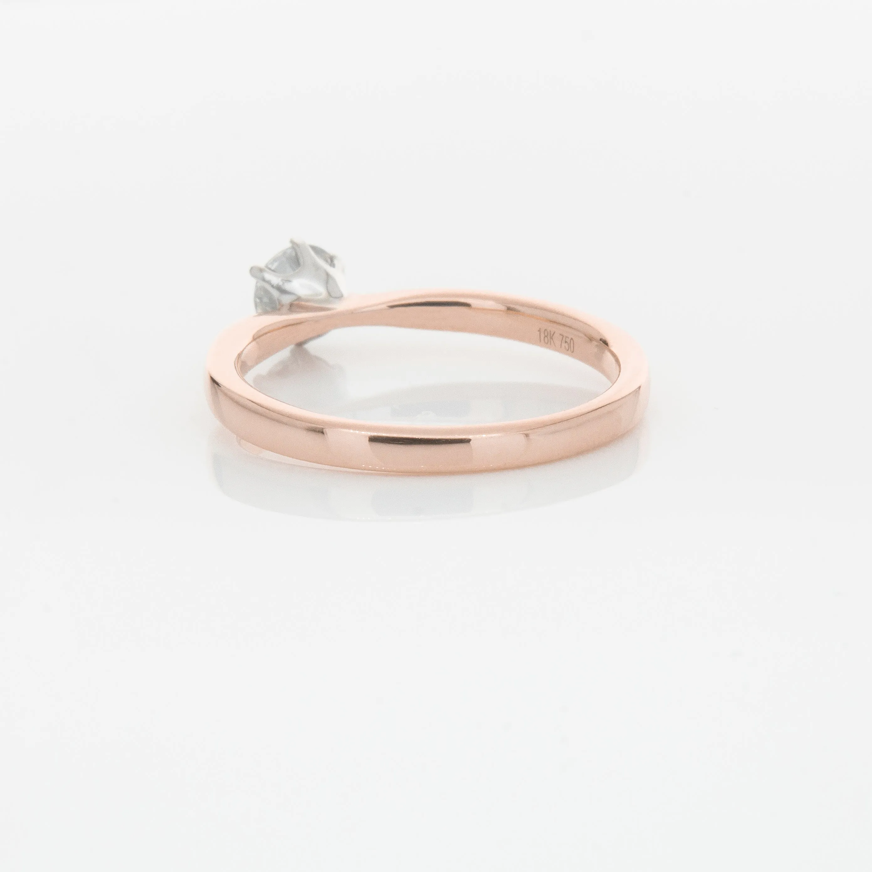 18ct Rose Gold .50ct Diamond Nova Ring