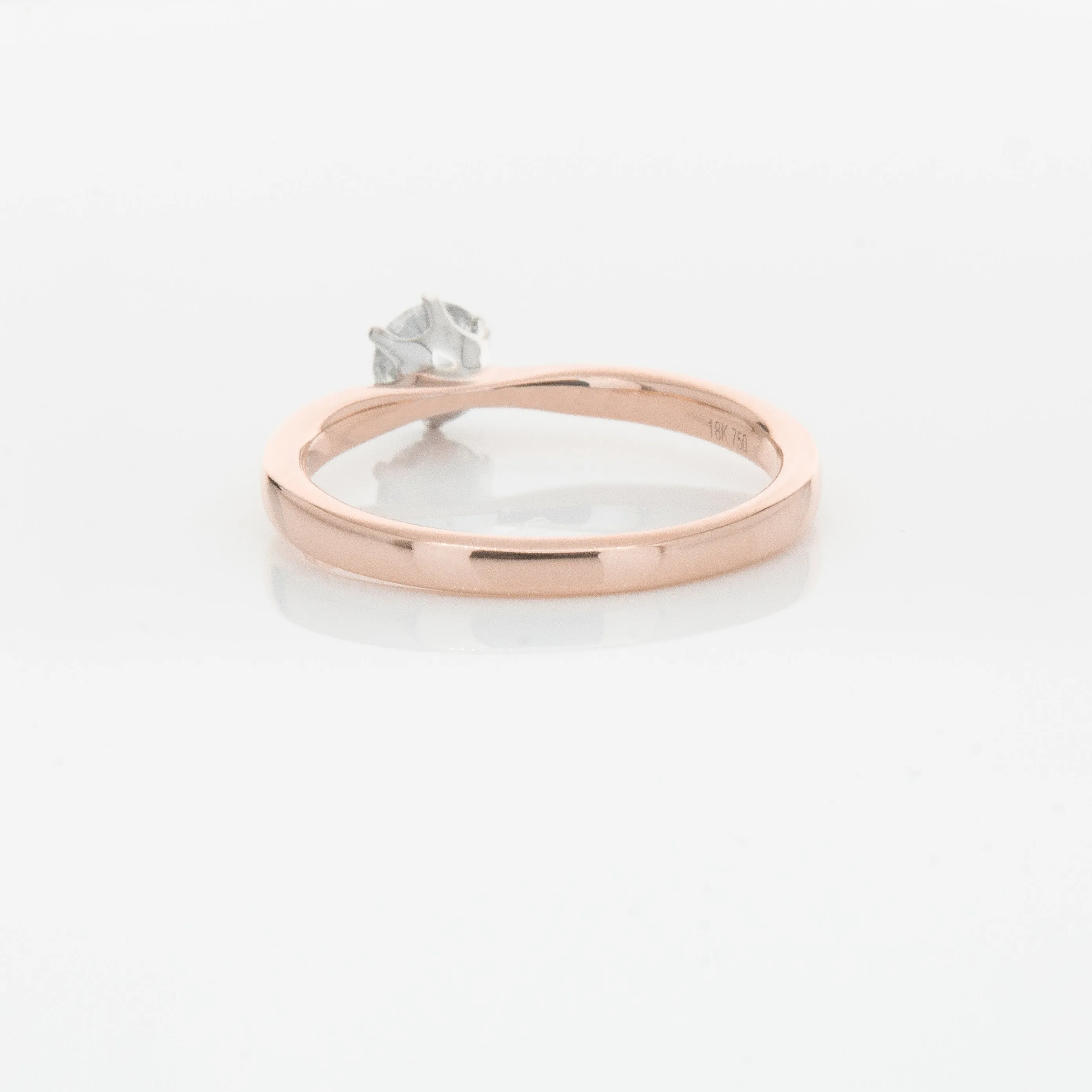 18ct Rose Gold .50ct Diamond Nova Ring