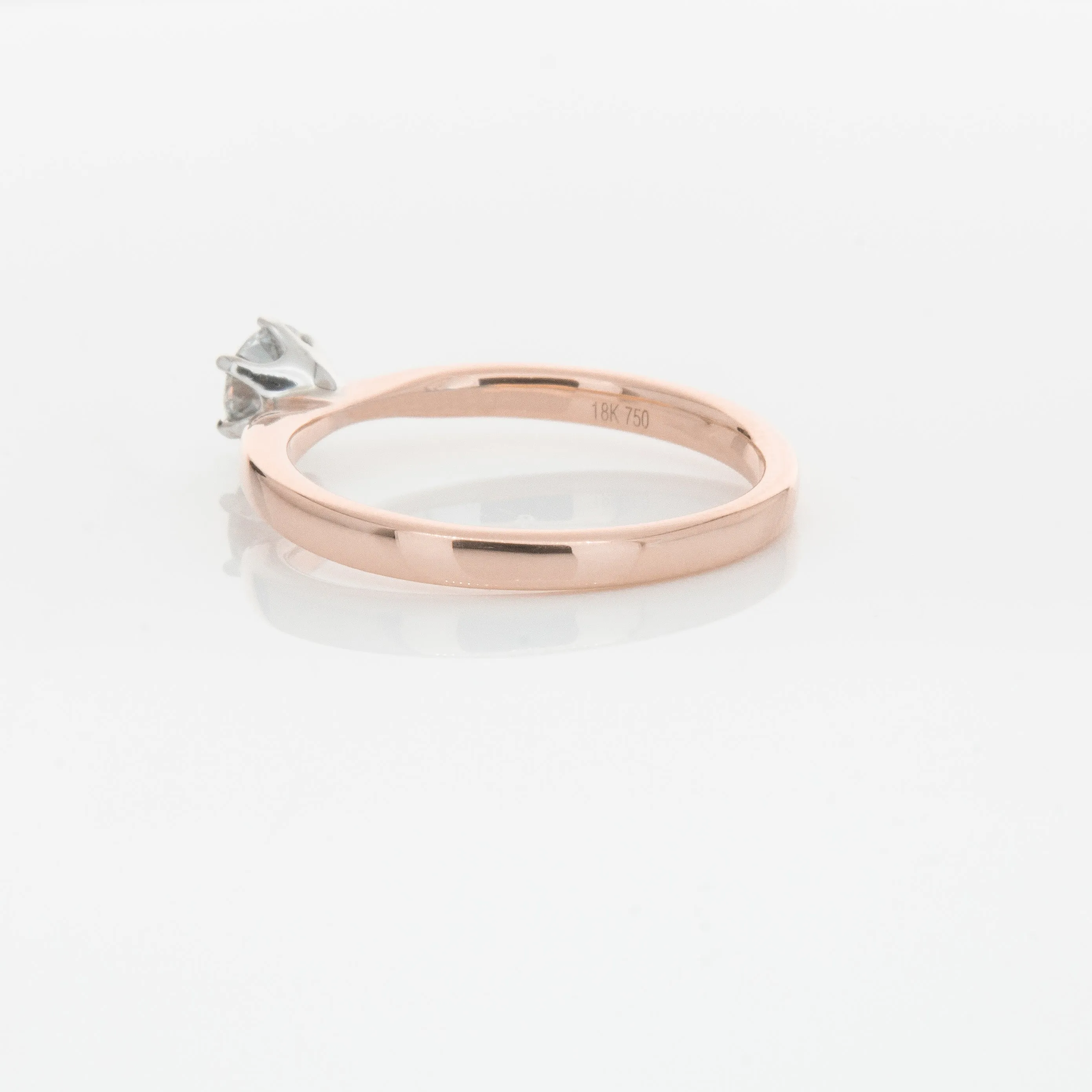 18ct Rose Gold .50ct Diamond Nova Ring