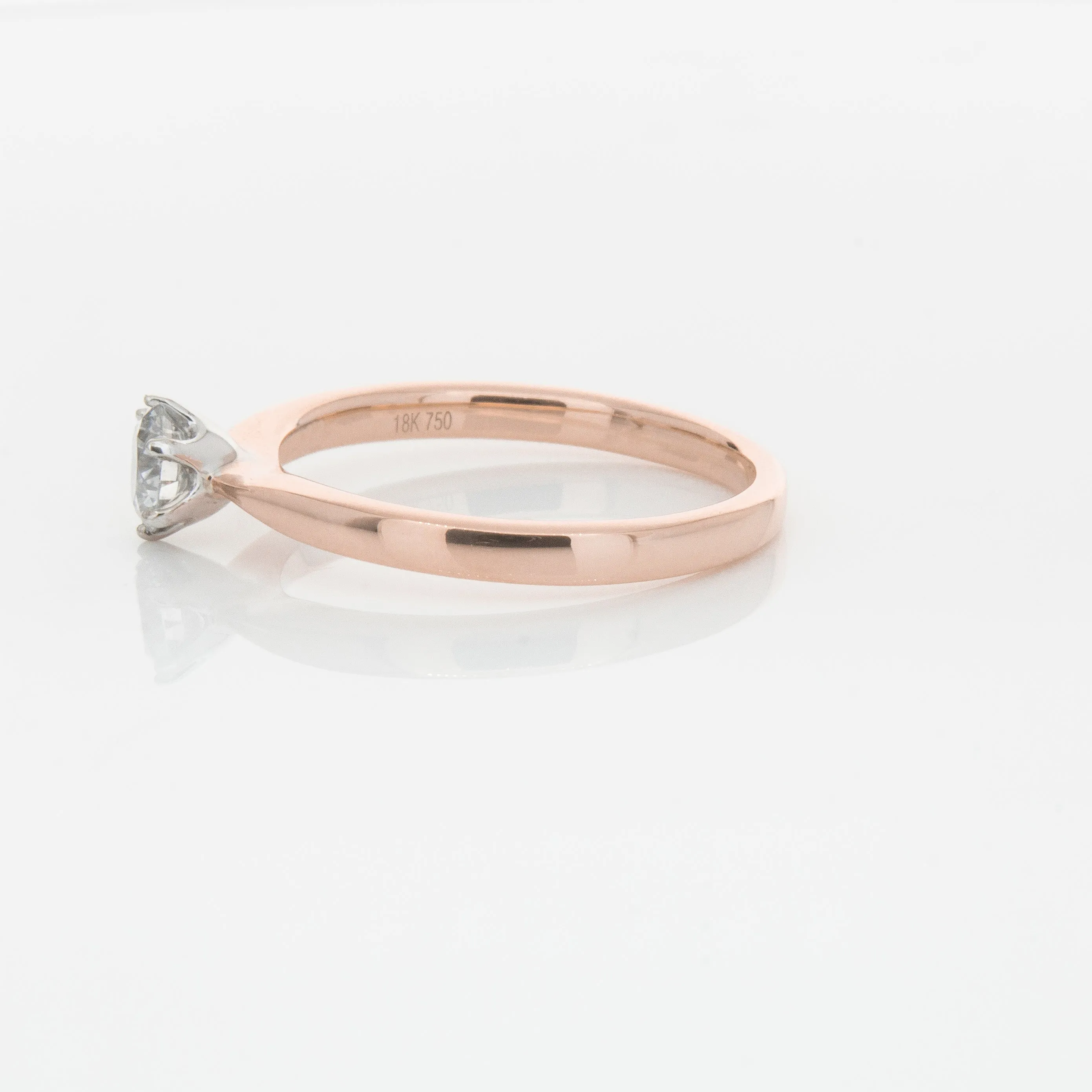 18ct Rose Gold .50ct Diamond Nova Ring