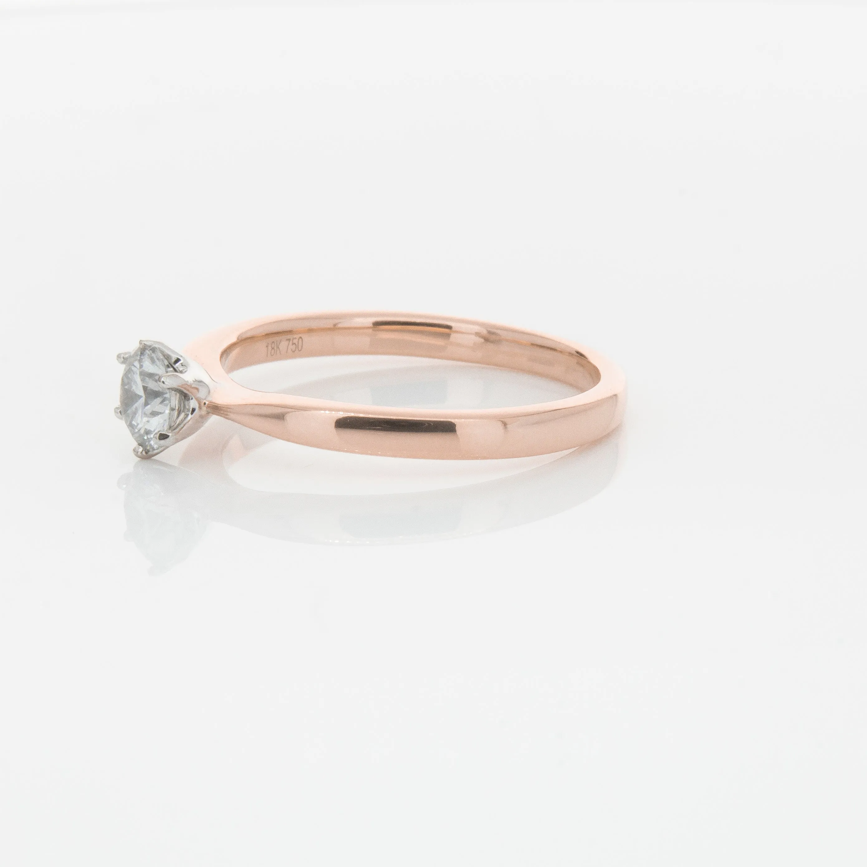 18ct Rose Gold .50ct Diamond Nova Ring