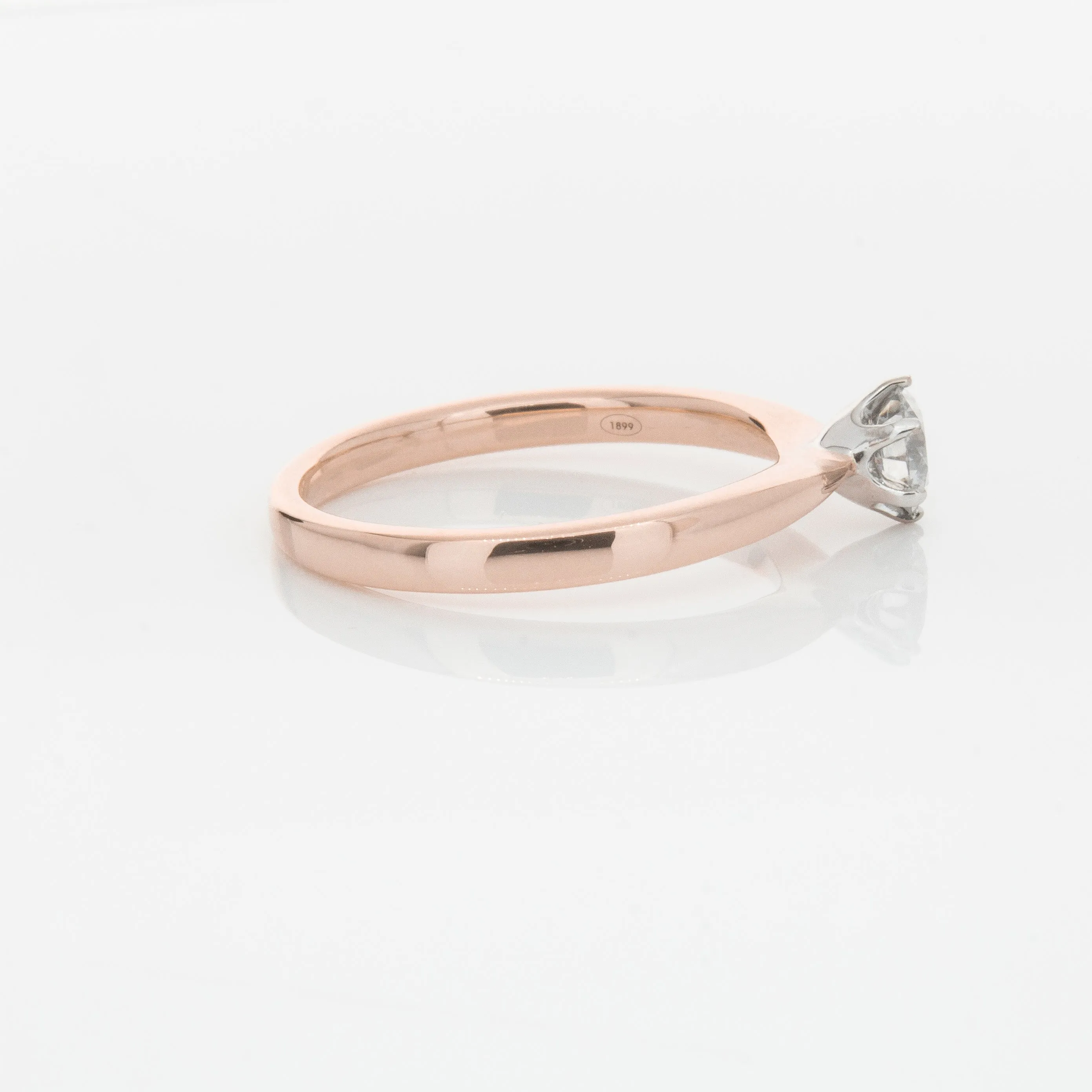 18ct Rose Gold .50ct Diamond Nova Ring