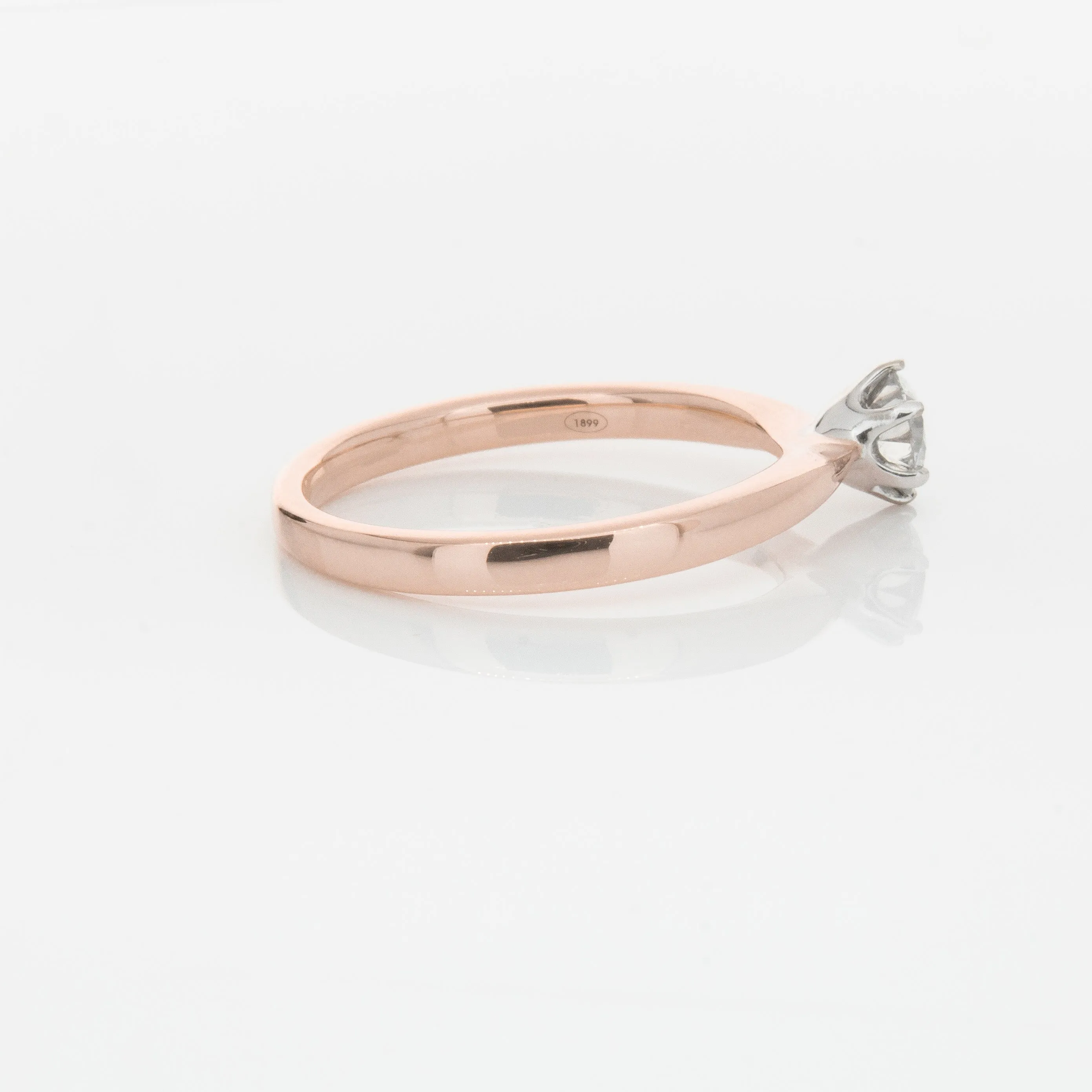 18ct Rose Gold .50ct Diamond Nova Ring