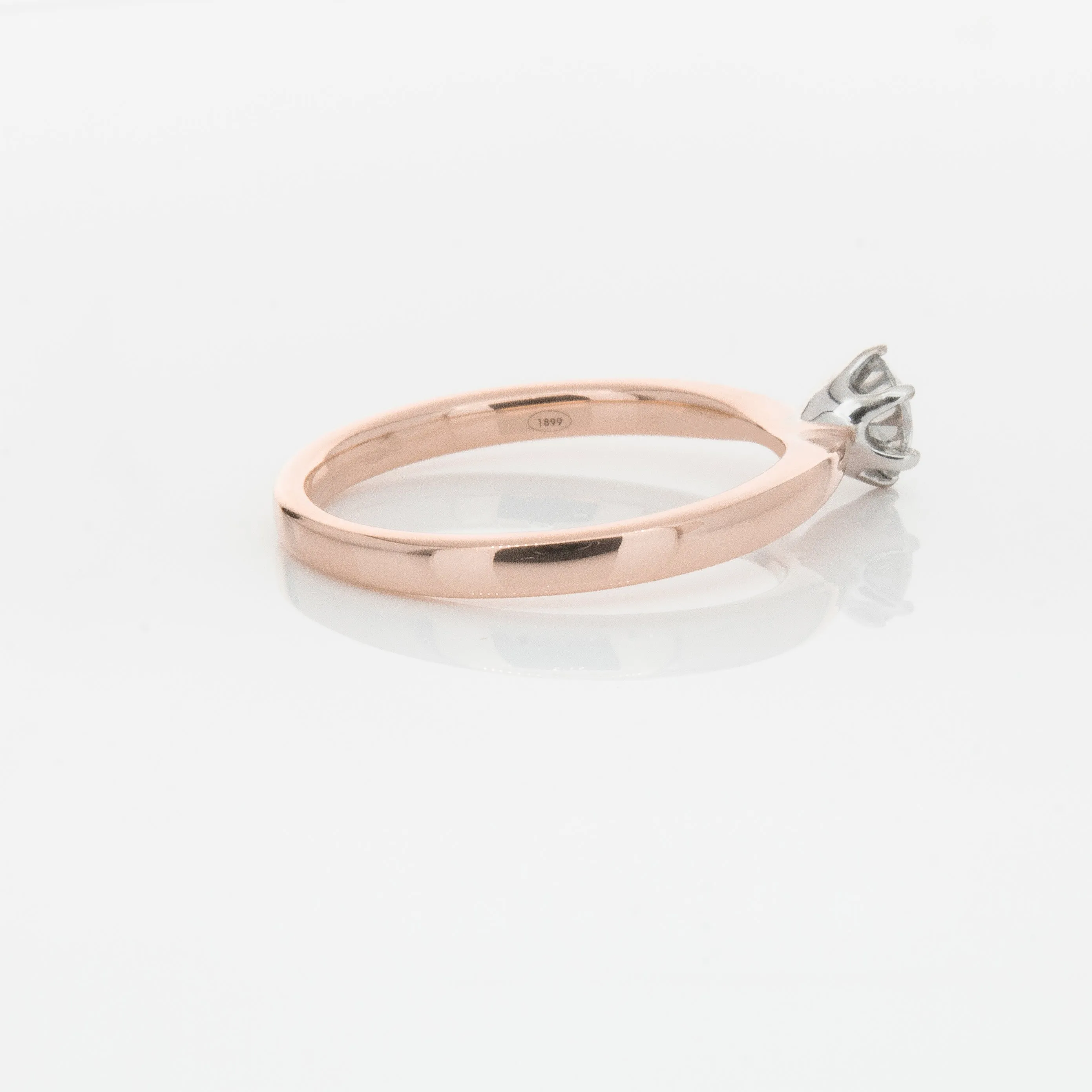 18ct Rose Gold .50ct Diamond Nova Ring