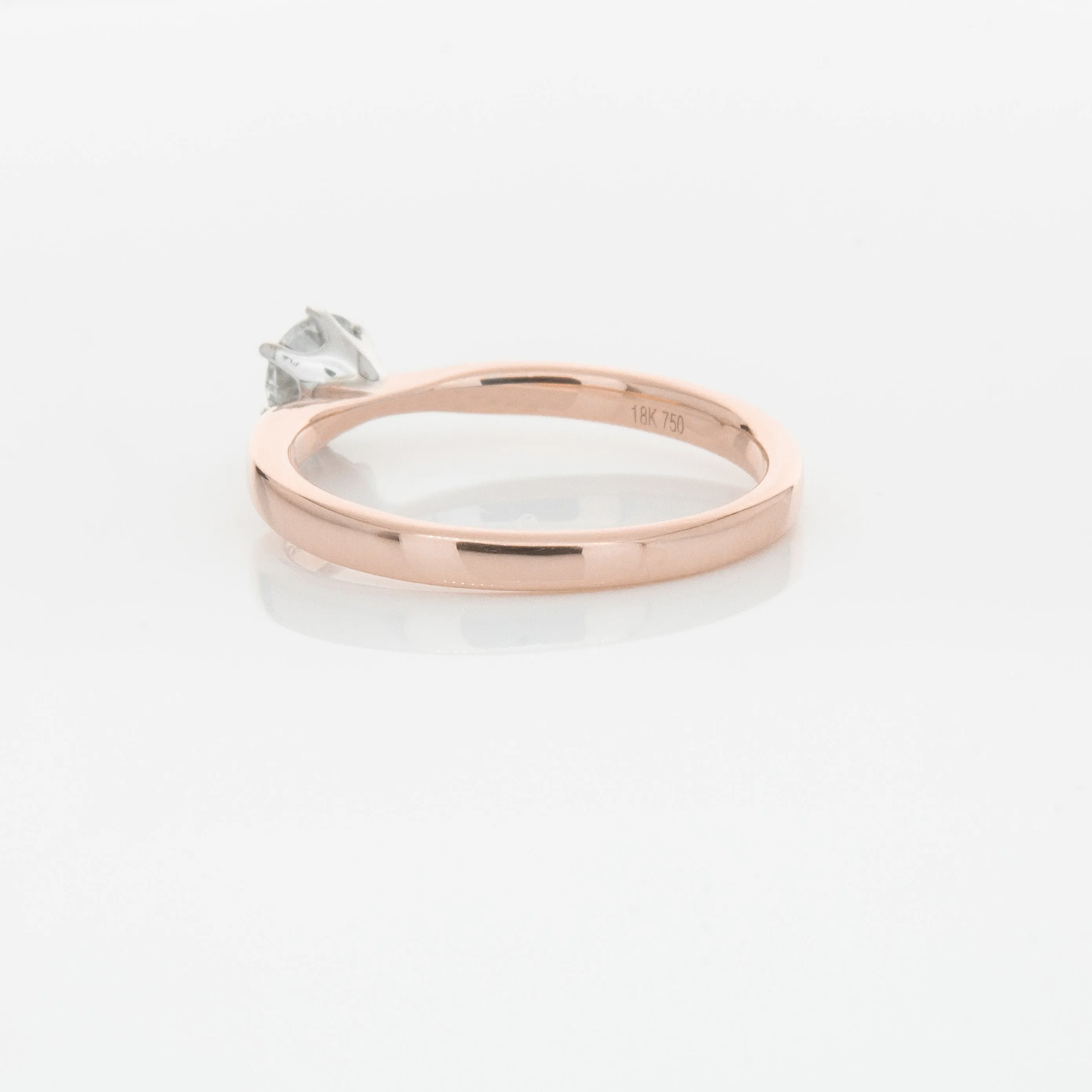 18ct Rose Gold .50ct Diamond Nova Ring