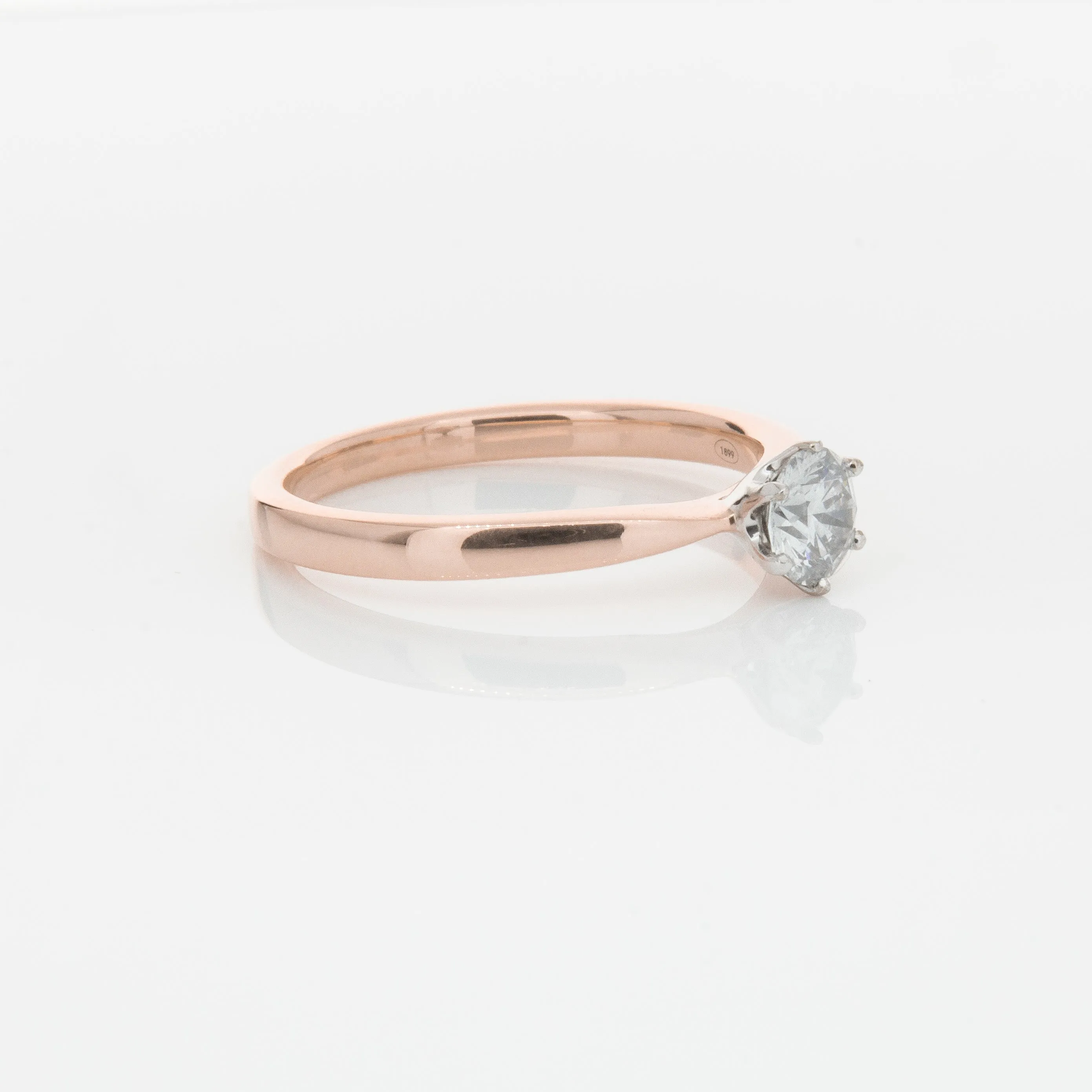 18ct Rose Gold .50ct Diamond Nova Ring