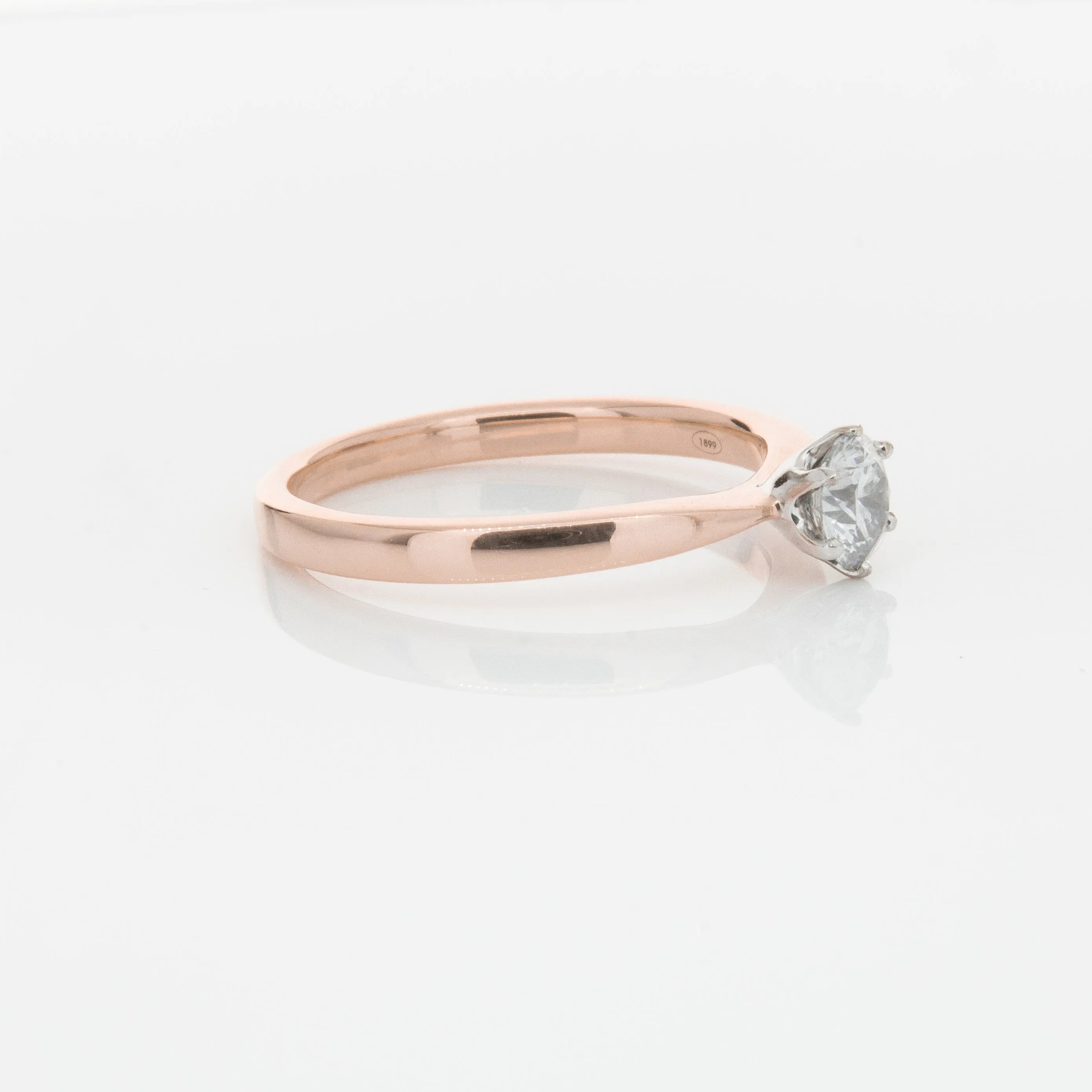 18ct Rose Gold .50ct Diamond Nova Ring