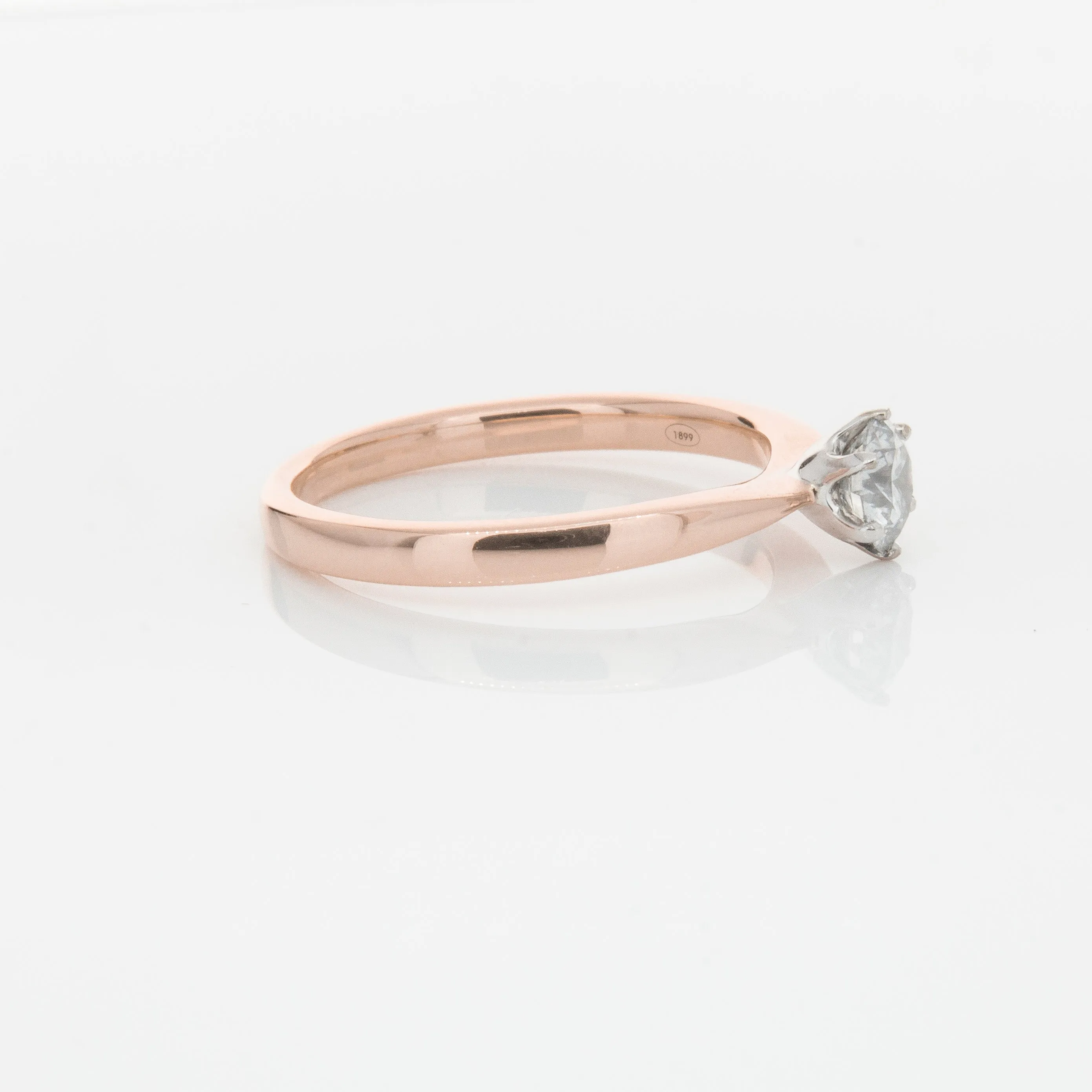 18ct Rose Gold .50ct Diamond Nova Ring