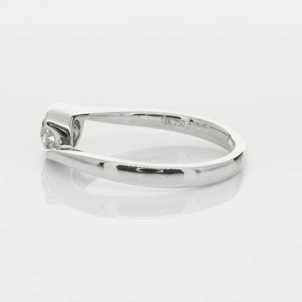 18ct White Gold .51ct Diamond Embrace Ring