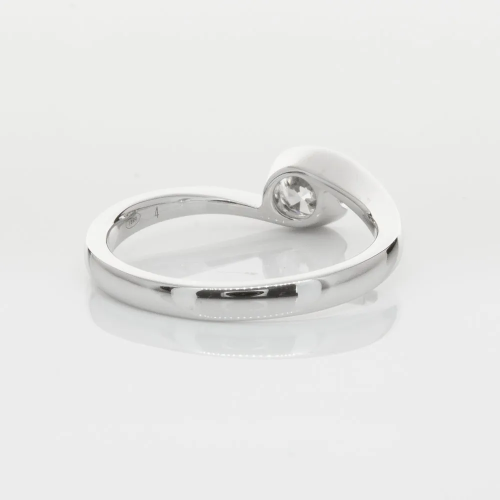 18ct White Gold .51ct Diamond Embrace Ring