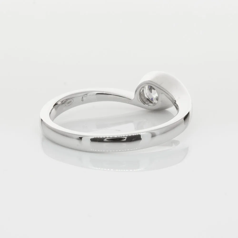 18ct White Gold .51ct Diamond Embrace Ring