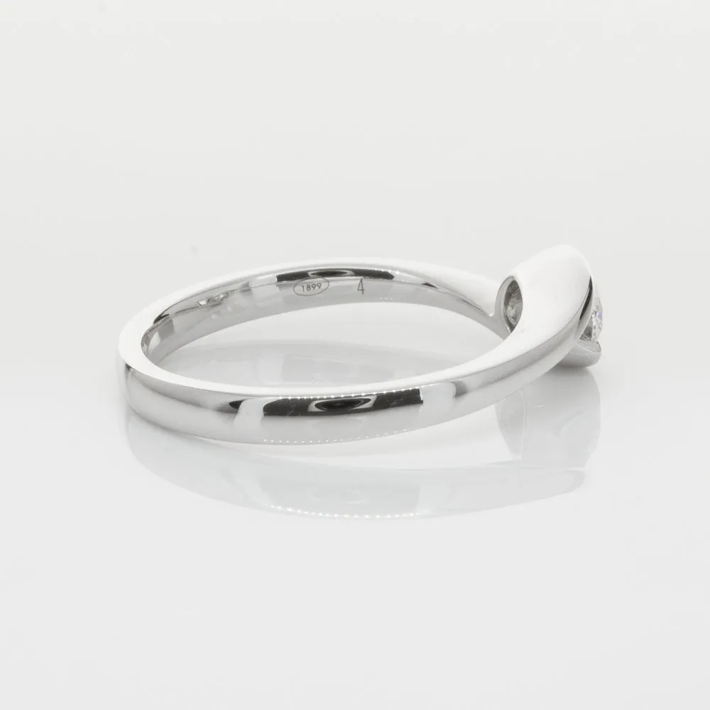 18ct White Gold .51ct Diamond Embrace Ring