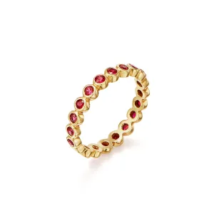 18K Ruby Eternity Ring