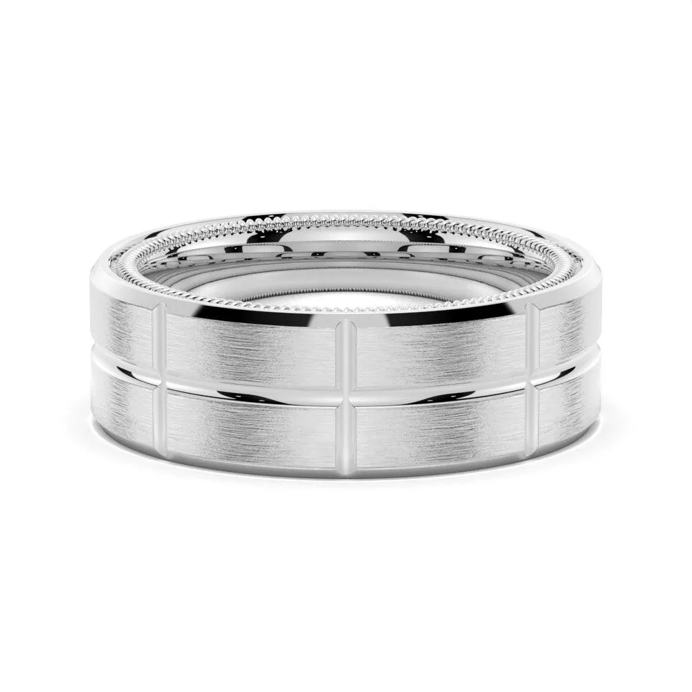 7.5mm Modern Design Men's Band