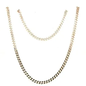 925 Silver Curb Chain 18" 13g Preowned