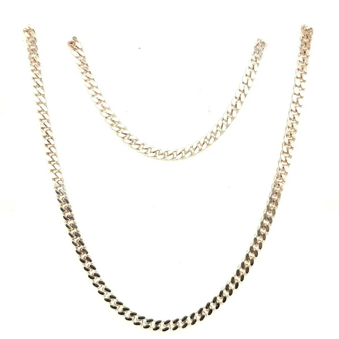 925 Silver Curb Chain 18" 13g Preowned