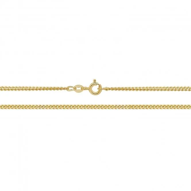 9ct Yellow Gold Close Curb Chain CH164