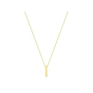 9ct Yellow Gold Initial Necklace NK435/I