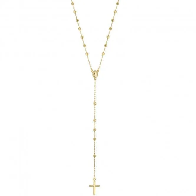 9ct Yellow Gold Rosary Necklet NK112