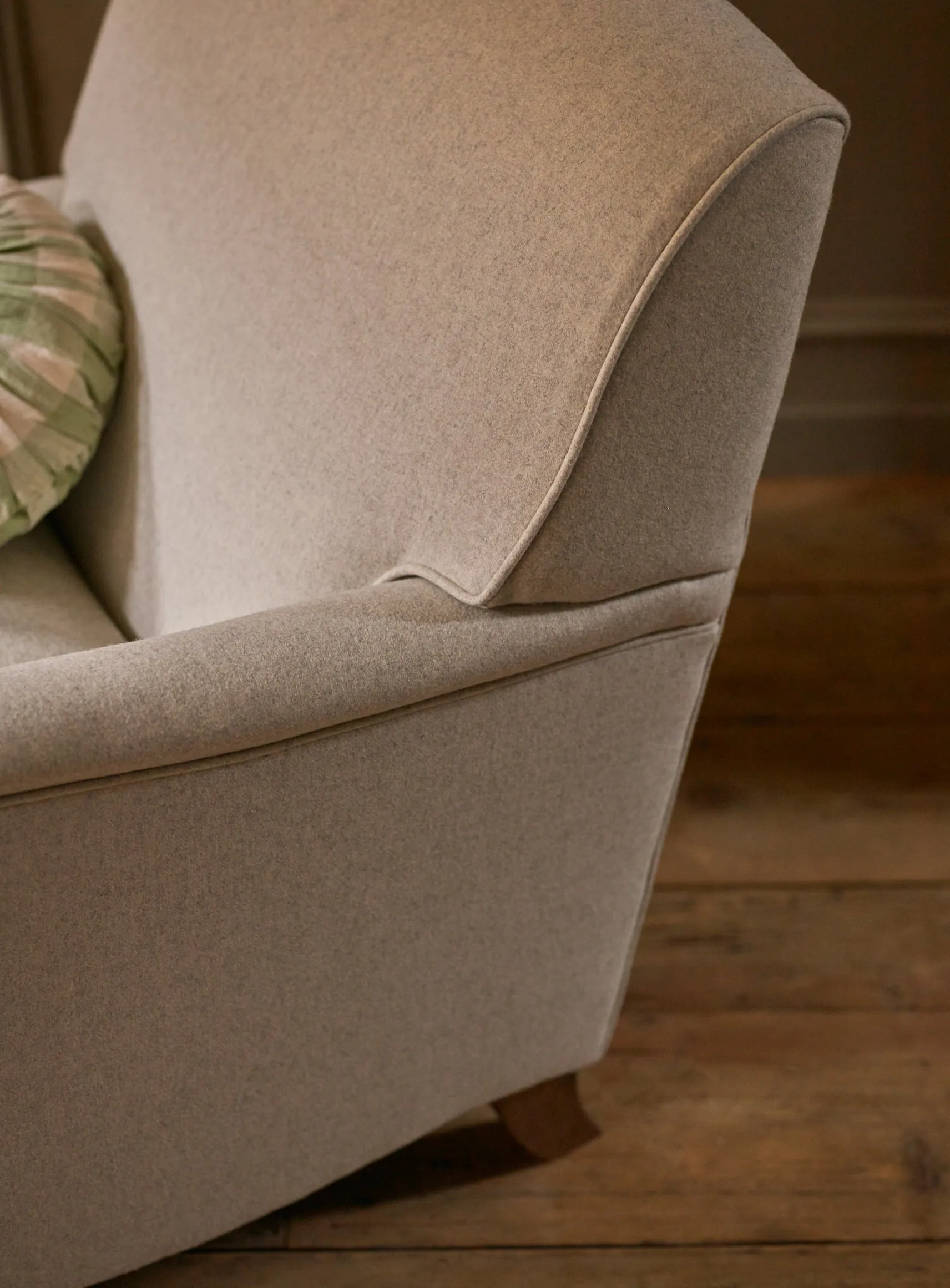 Abington Armchair, Heritage Ochre Stripe