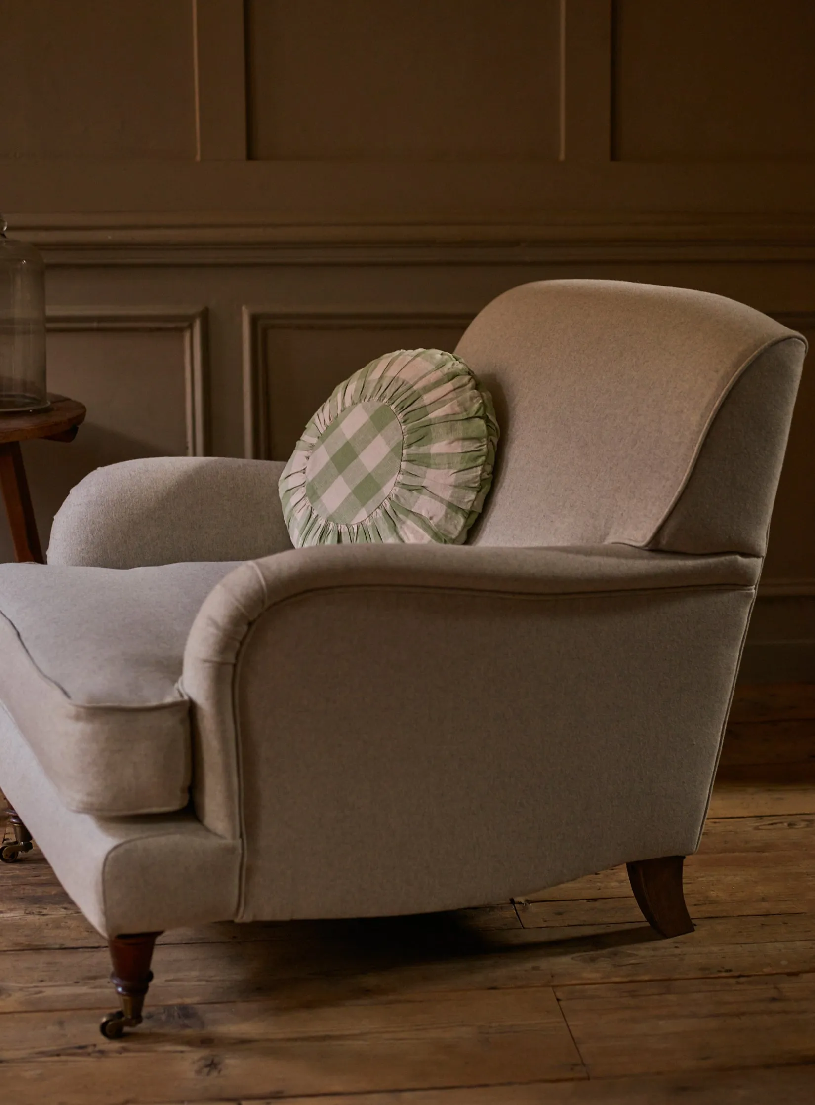 Abington Armchair, Heritage Ochre Stripe