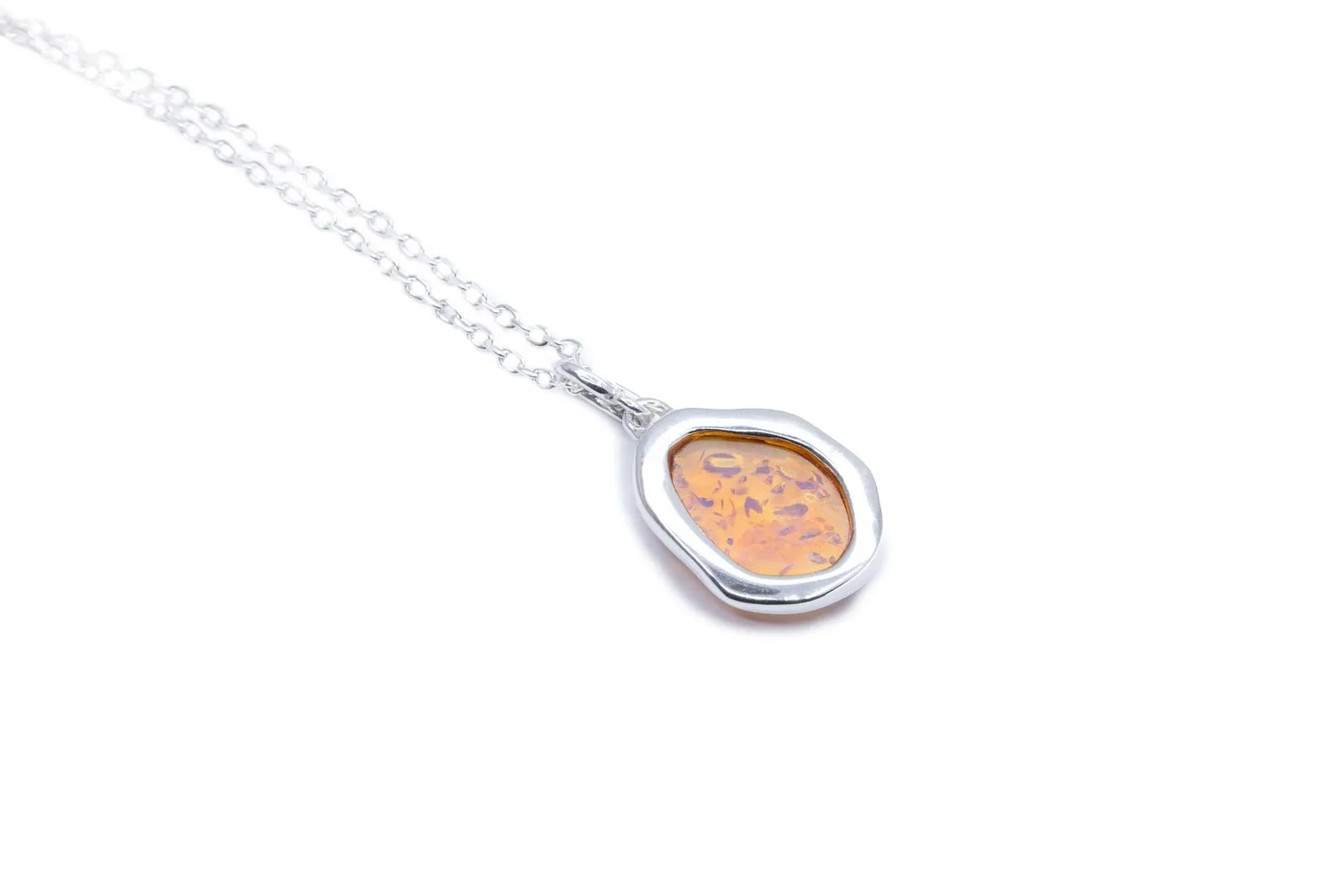 Amber ELEMENT Pendant Necklace