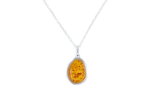 Amber ELEMENT Pendant Necklace