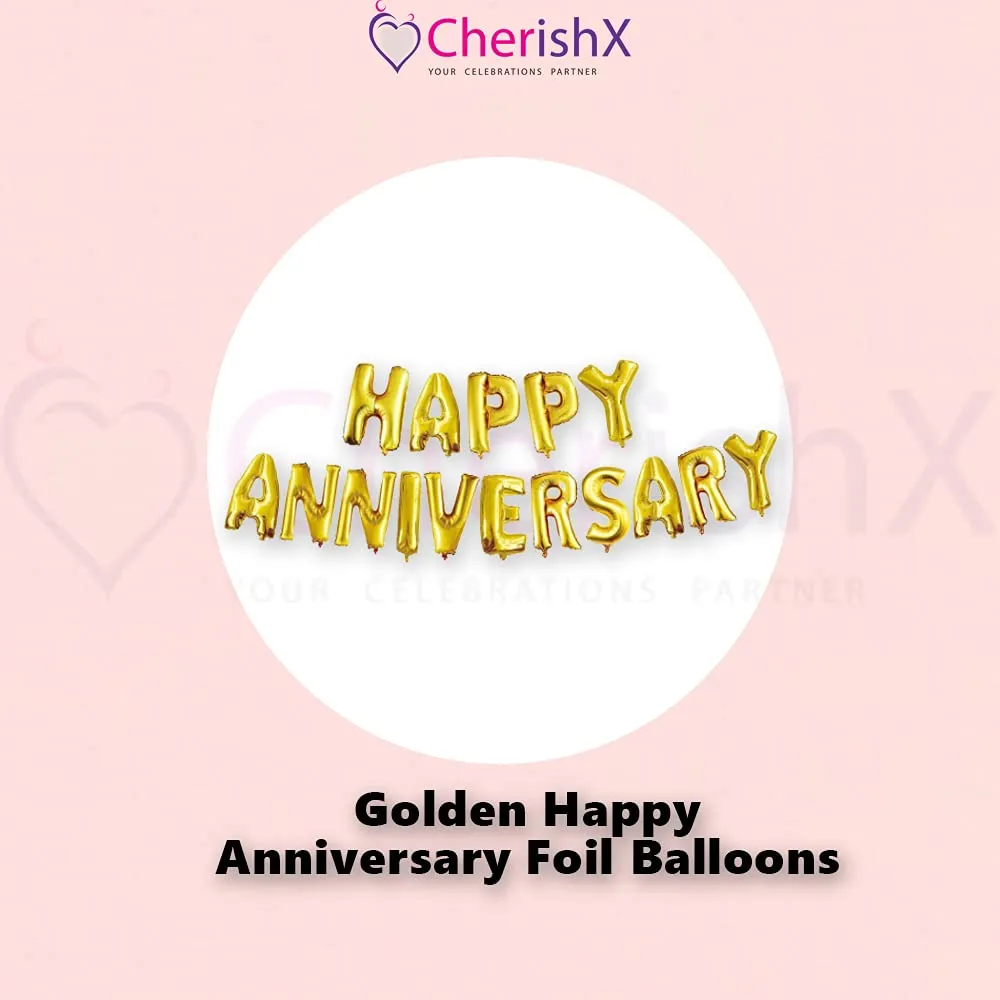 Anniversary Decoration Pink & Golden 53 Pcs -Wall Backdrop