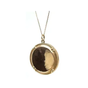 Antique Victorian 9ct Rose Gold Locket Necklace