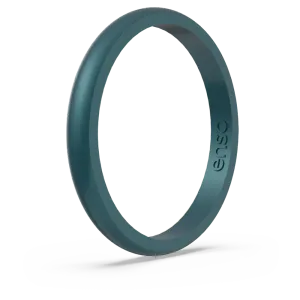 Birthstone Classic Halo Silicone Ring - Alexandrite