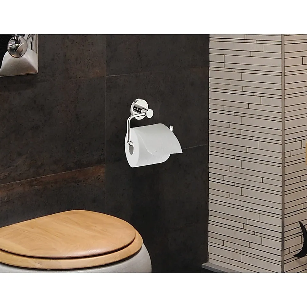 Brilliant Chrome Toilet Paper Holder, Modern Design