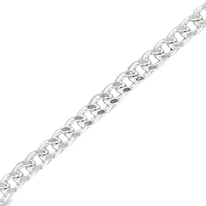 CA277 Cuban Curb Chain Necklace-2mm