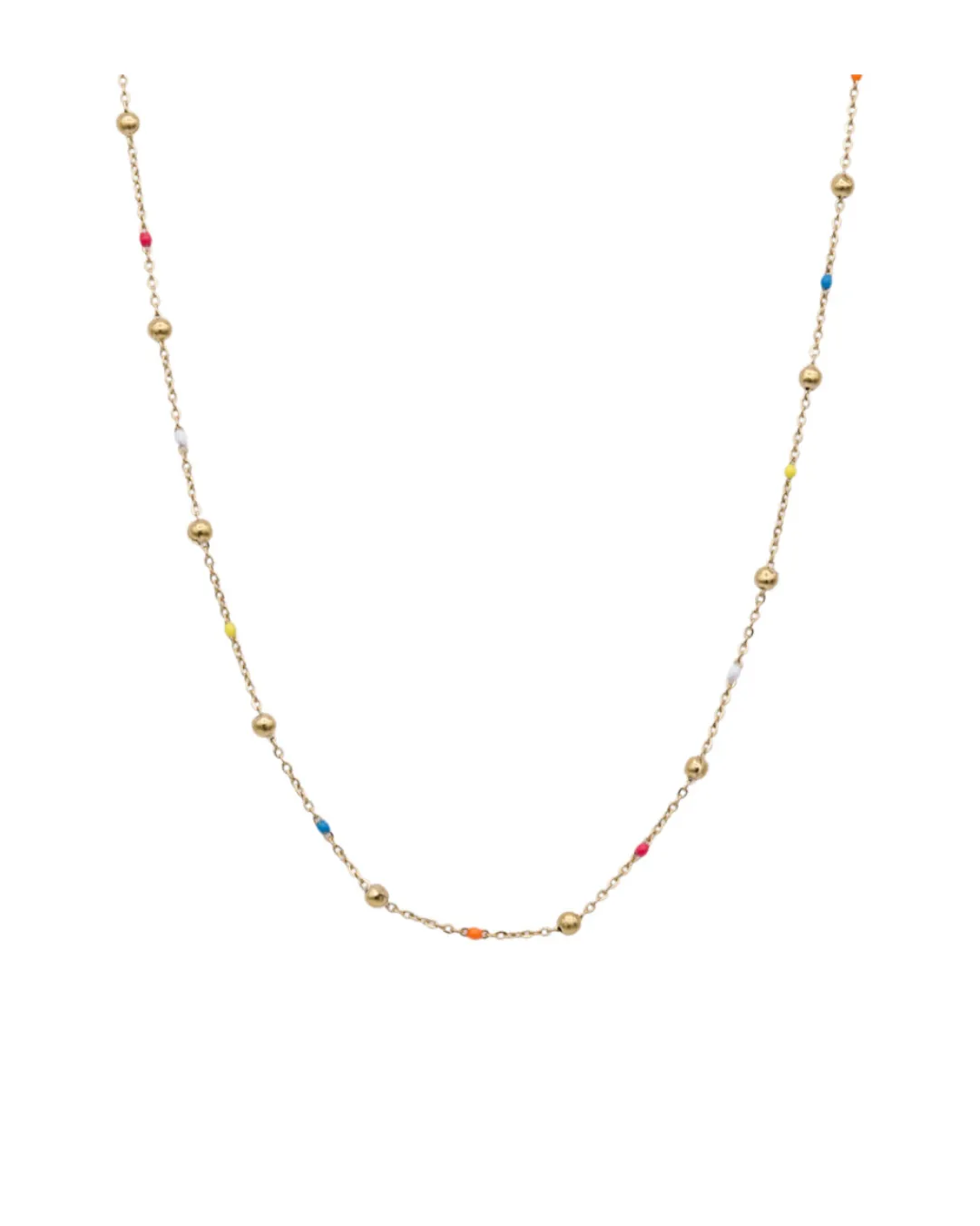 Candy Shop Necklace Multi Gold