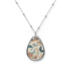 Celestial - Oval Necklace