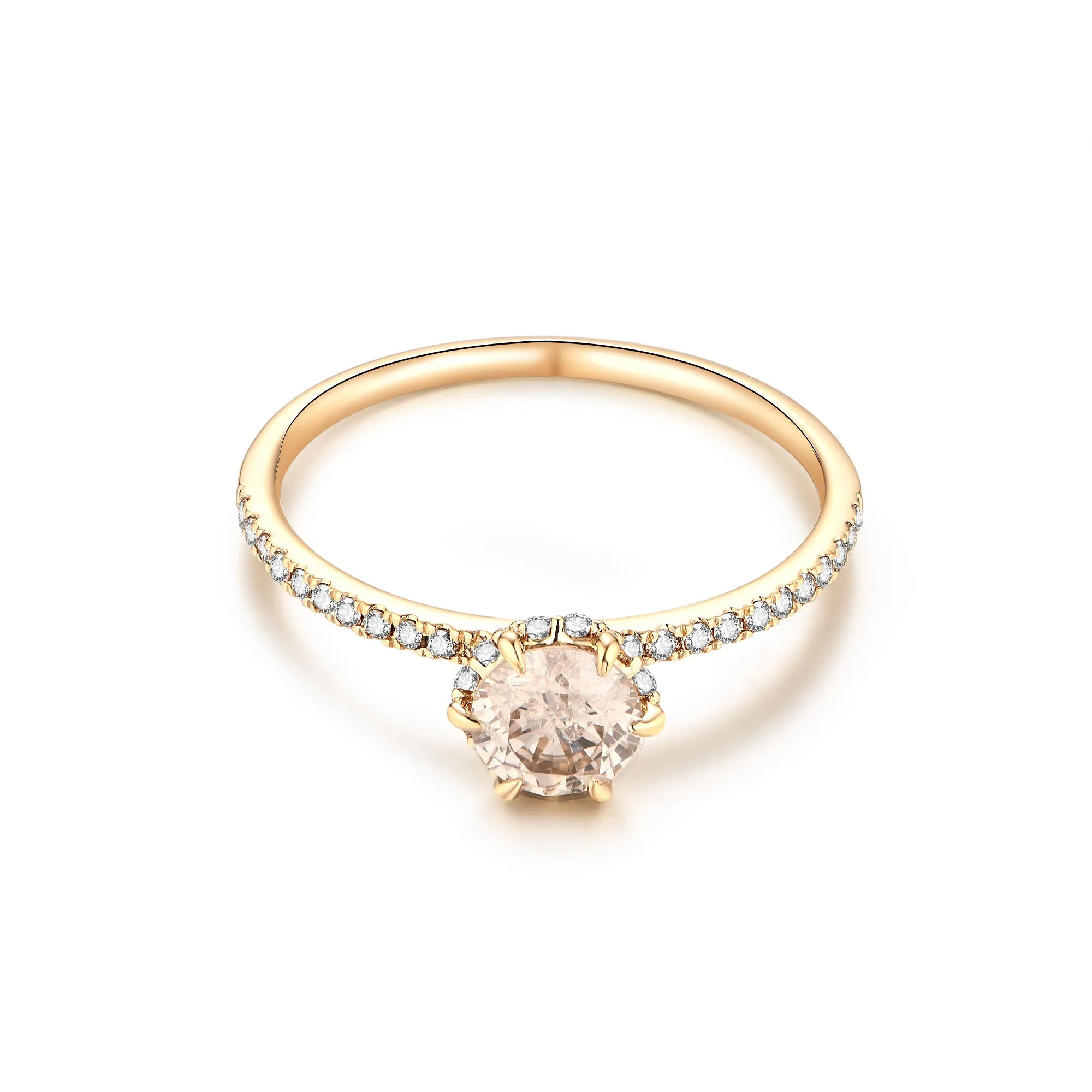 Champagne Classic Diamond Ring