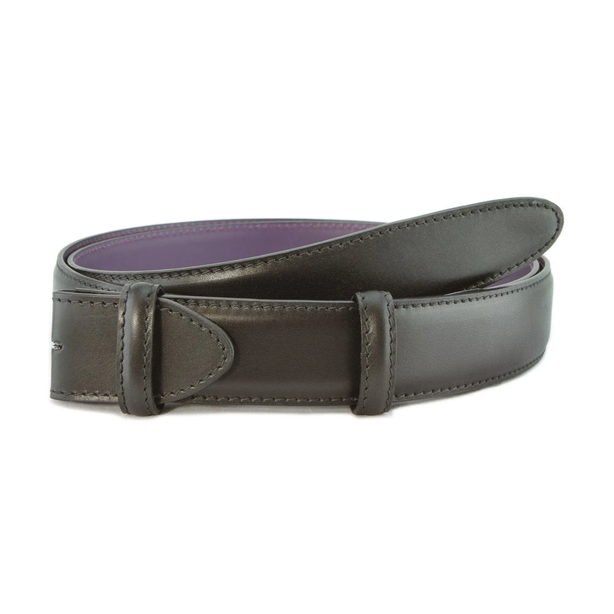 Classic Box Calf Belt Strap - Longer Length