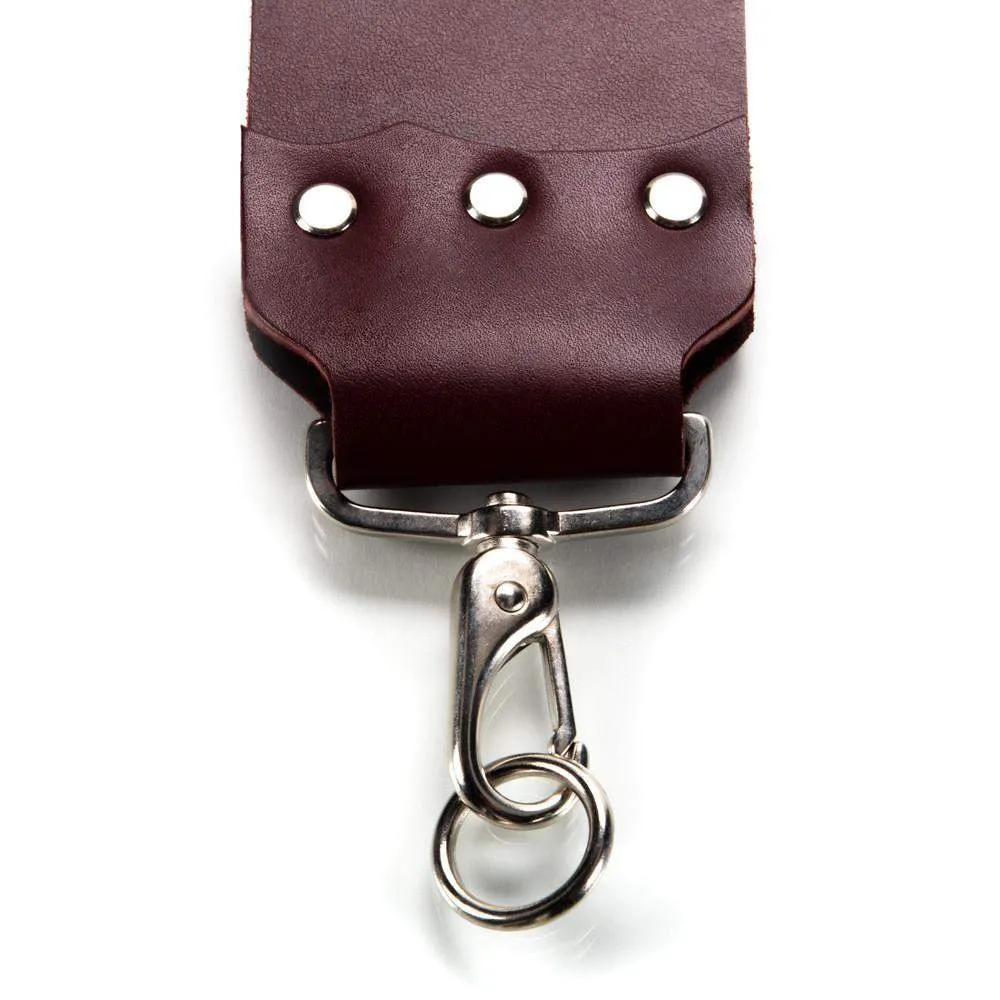 Classic Shaving - 3" Mahogany Double Razor Strop With Nylon 2nd Strop