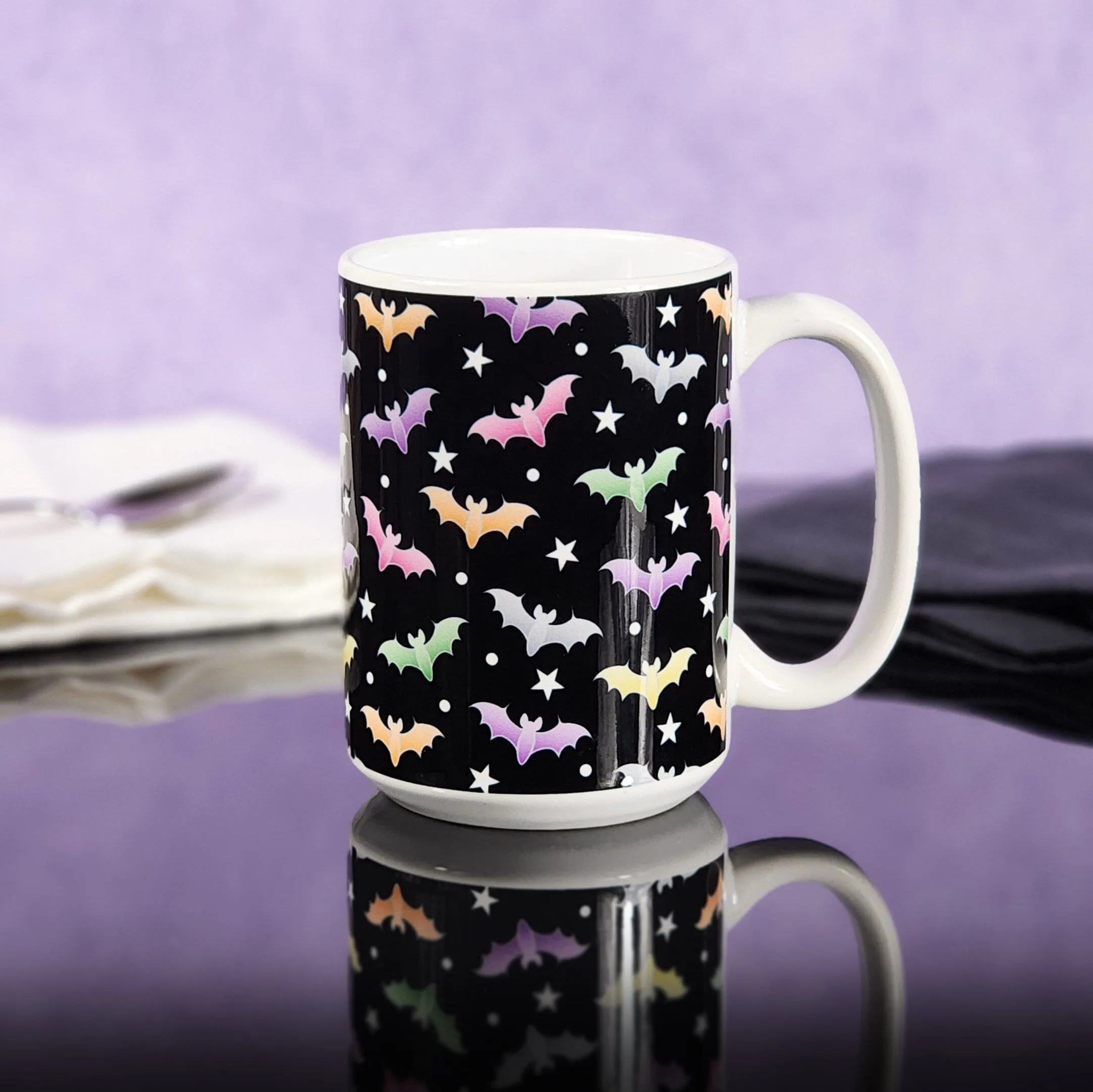 Colorful Bats Mug