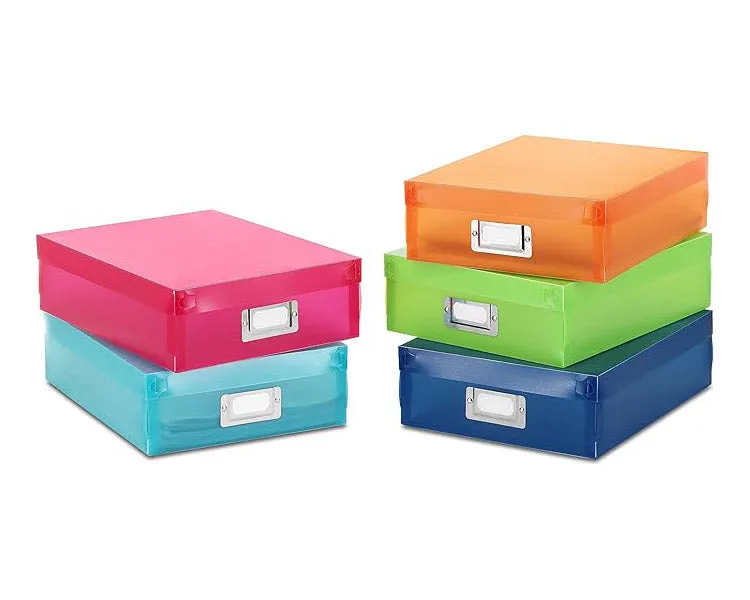 Colorful Plastic Document Boxes