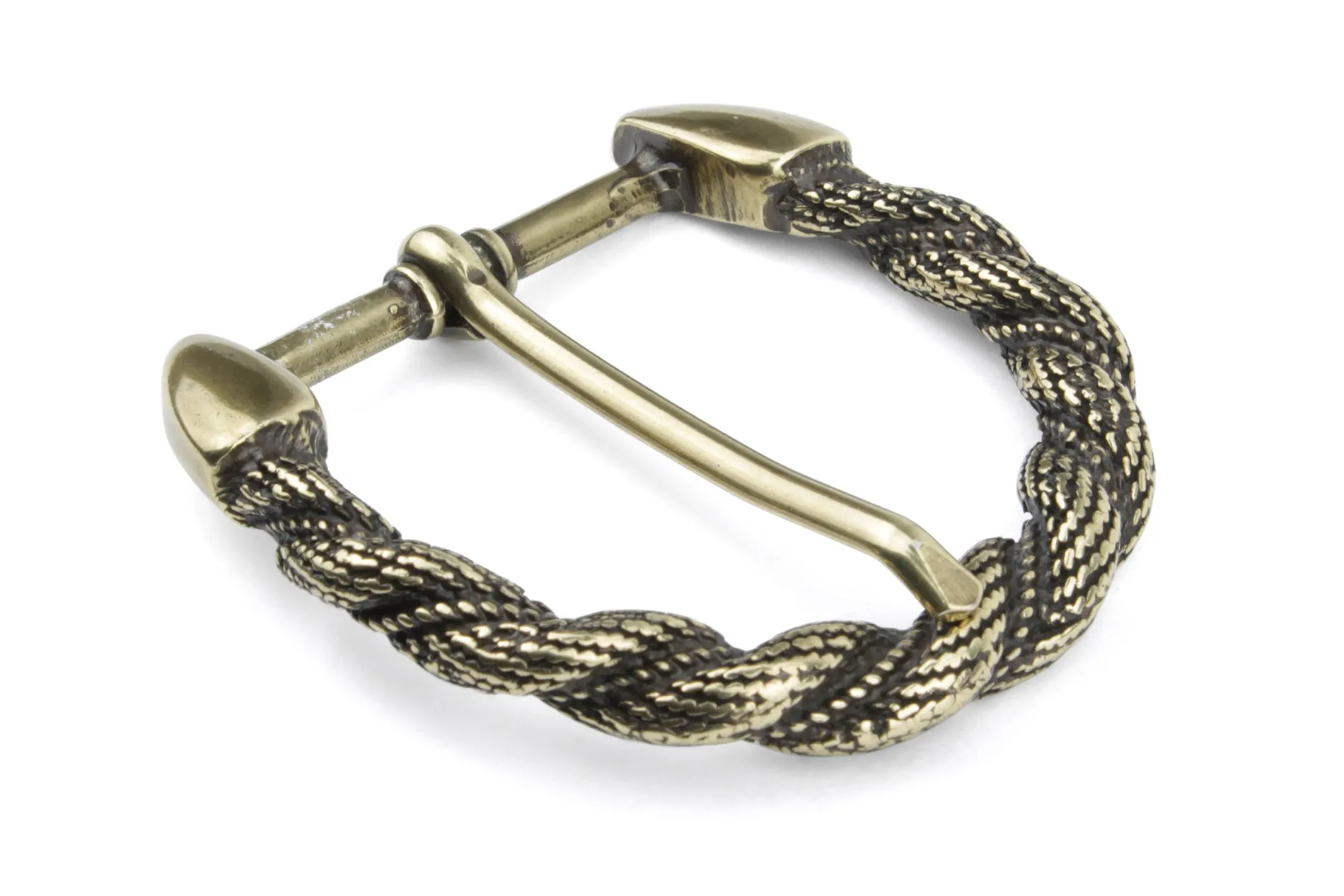 Curved Rope Prong Buckle 40mm