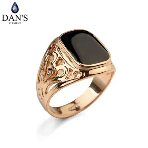 Dan's Element Luxury Brand Vintage Rings for men wedding New Fashion Sale Hot Fi-RG91168rose