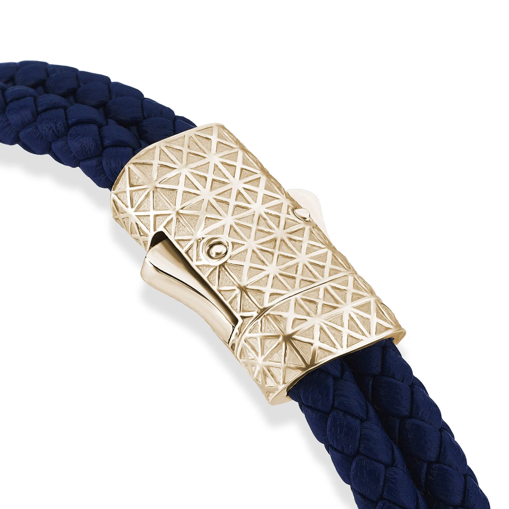 Diamond Elements Leather Bracelet