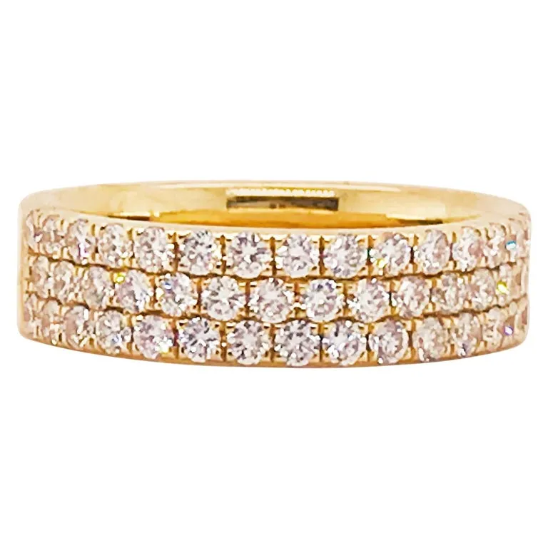 Diamond Pave Half Band