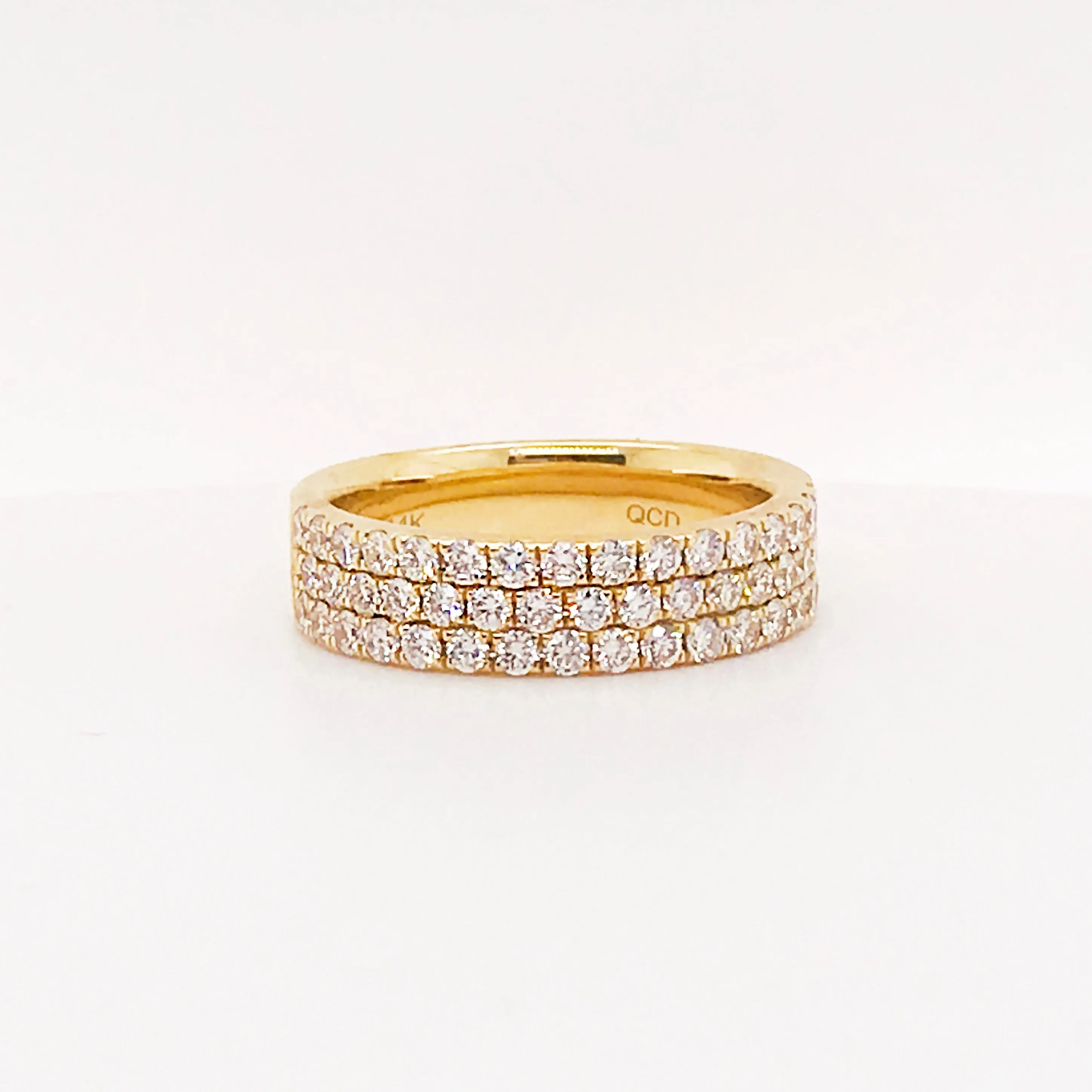 Diamond Pave Half Band