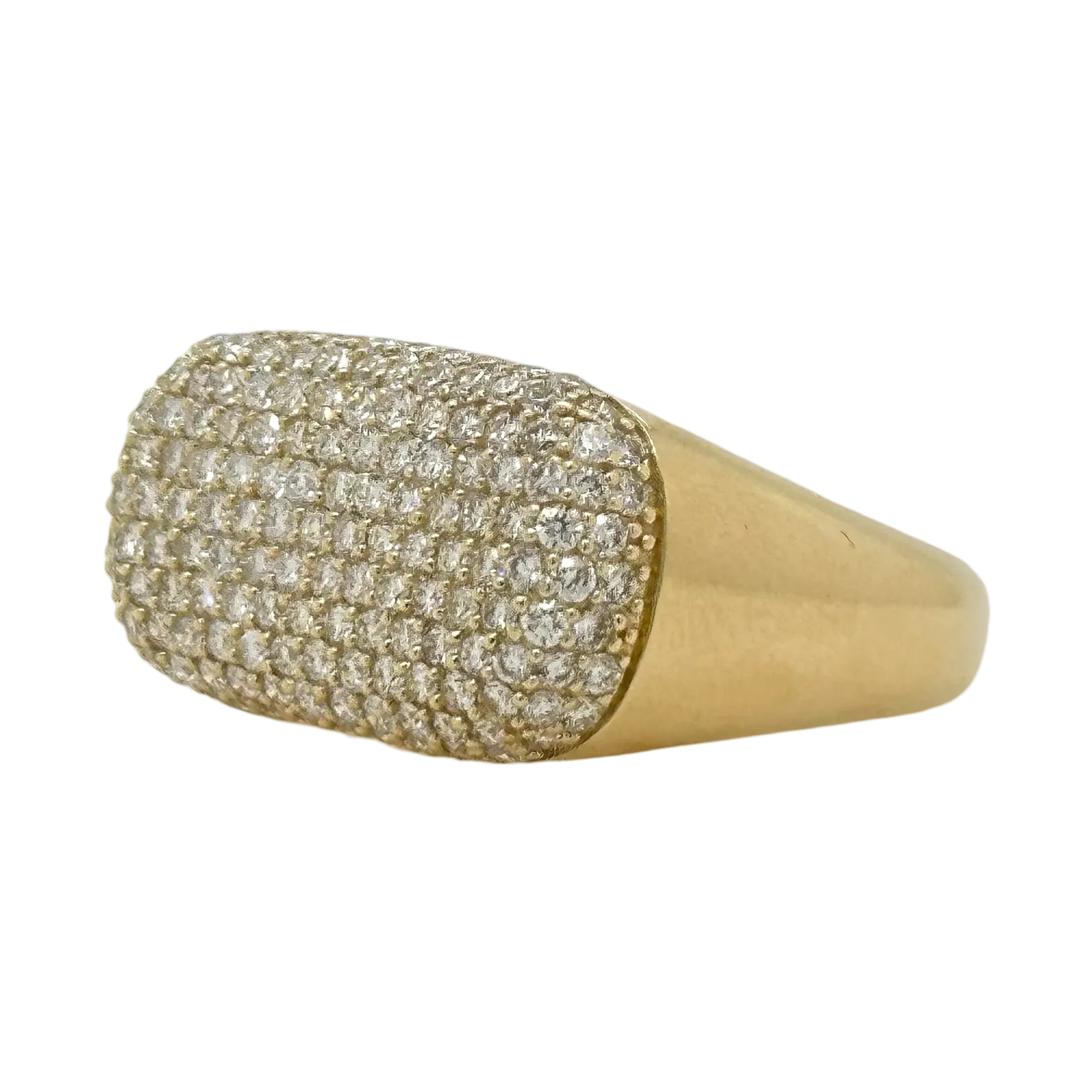 DOMED PAVÉ DIAMOND RING