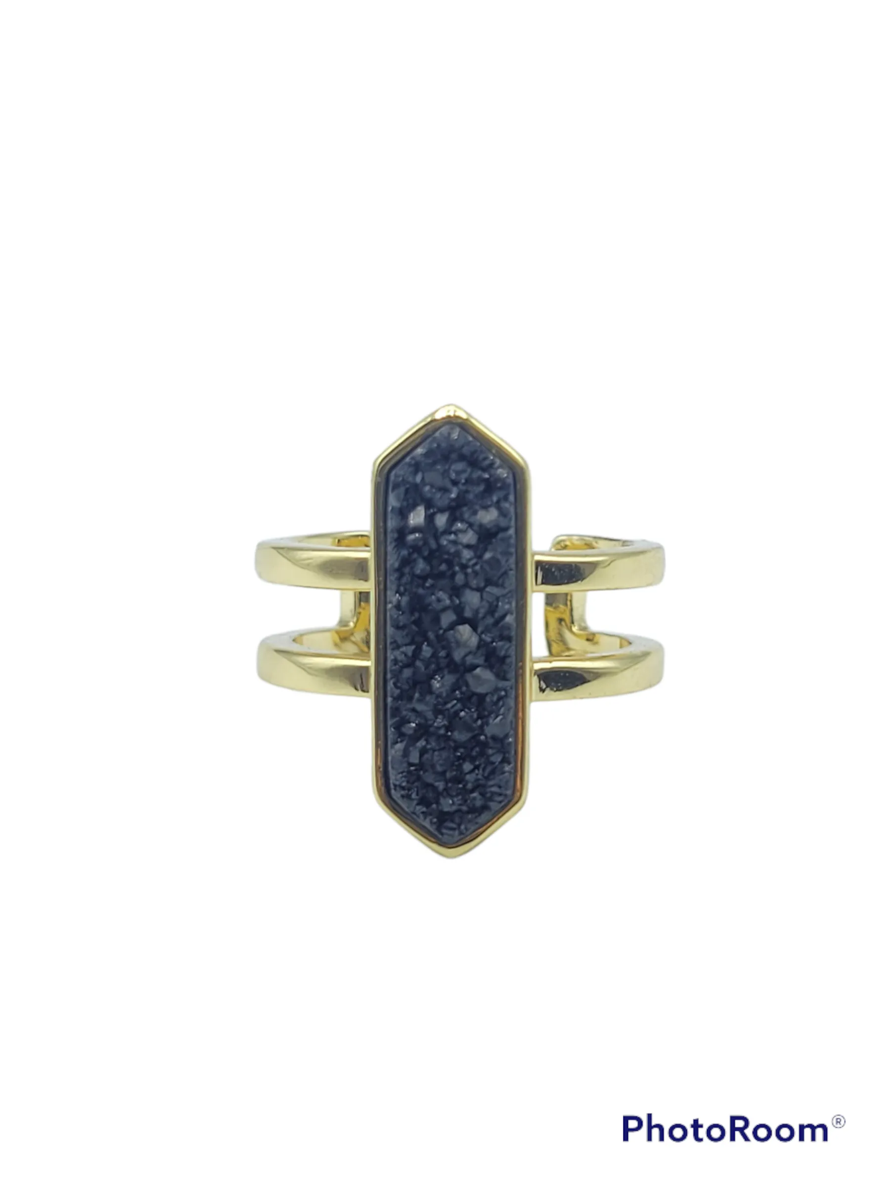 Druzy Diamond Ring small