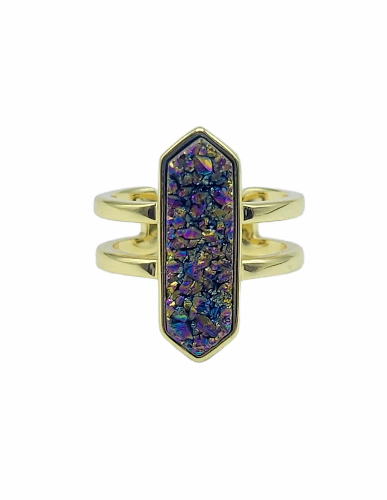 Druzy Diamond Ring small