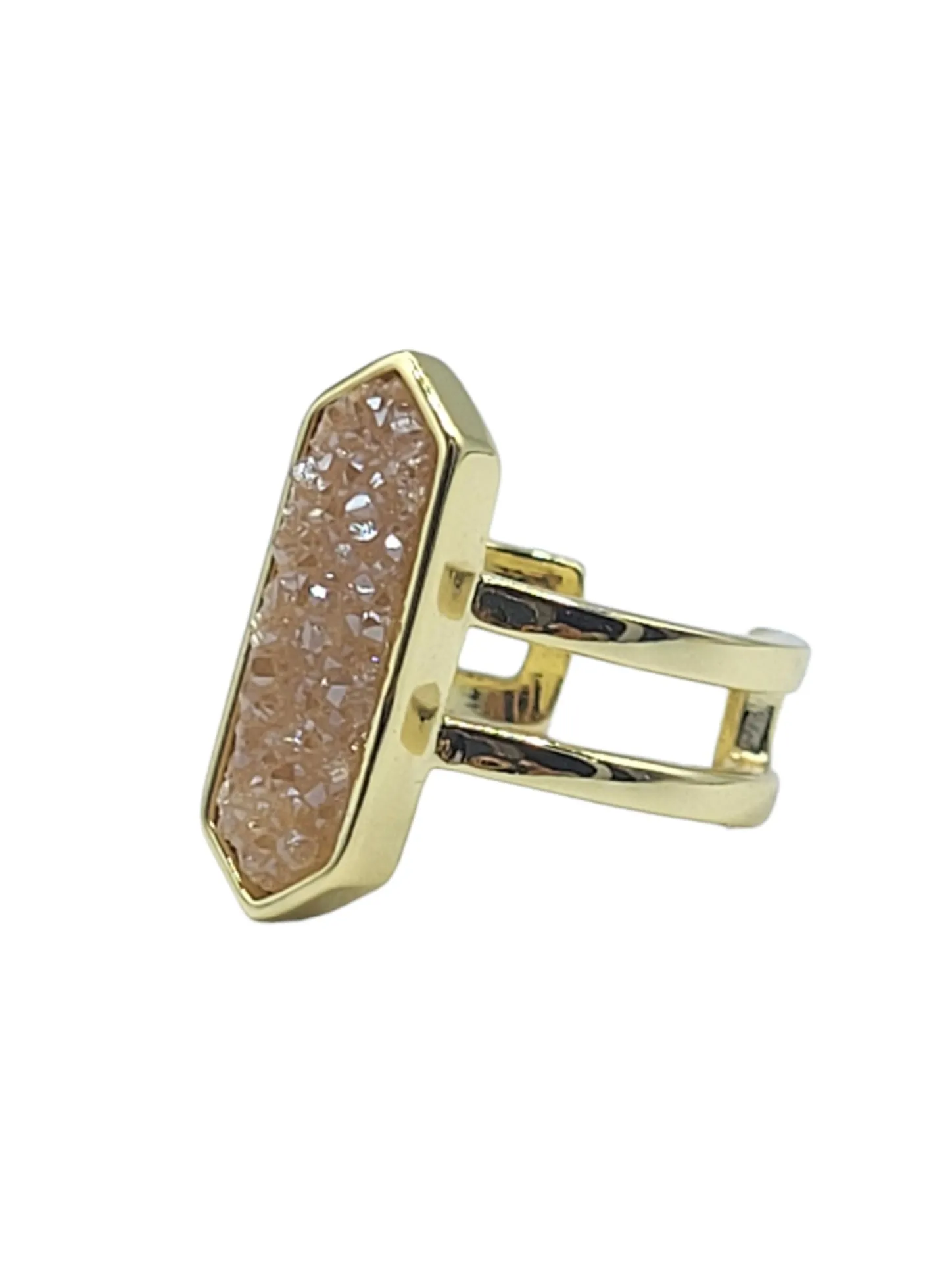 Druzy Diamond Ring small